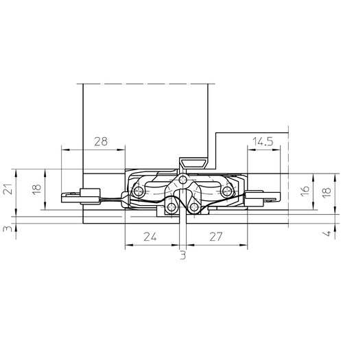 Петля скрытого монтажа Simonswerk TECTUS TE 240 3D Energy - фото 1