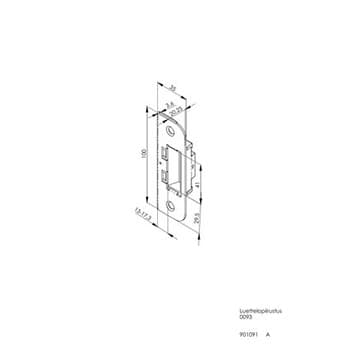 Корпус замка ABLOY 2045