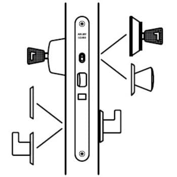 Корпус замка ABLOY LC204