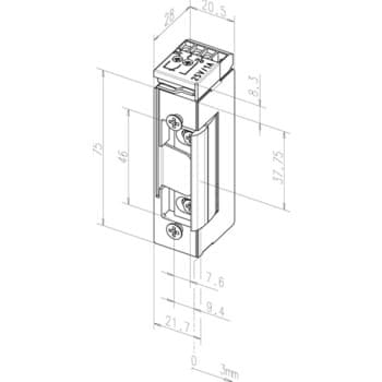 Защелка Eff-eff 17RR