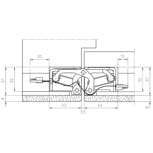 Петля скрытого монтажа Simonswerk TECTUSTE TE 626 3D A8 Energy