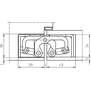 Петля скрытого монтажа Simonswerk TECTUS TE 645 3D