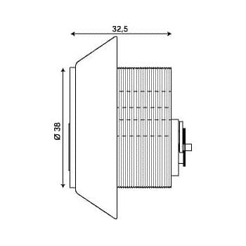 Круглый двойной цилиндр Trioving SY1268C SEC