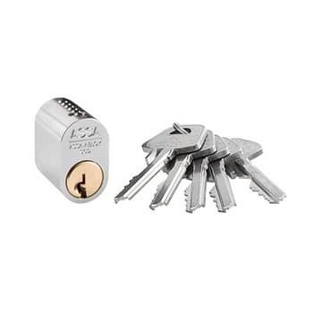 Овальный цилиндр ASSA 1301 ANT с тремя ключами